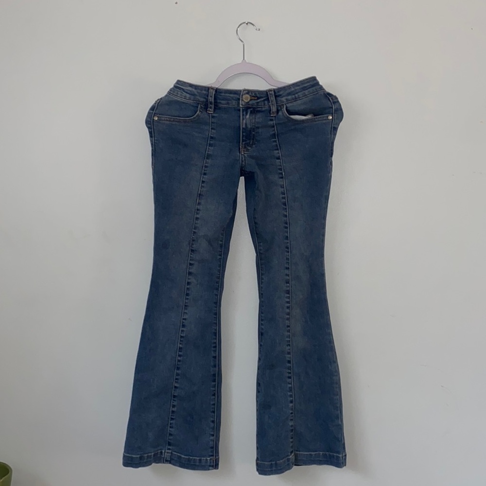 Thrifted bell bottom/bootcut jeans.